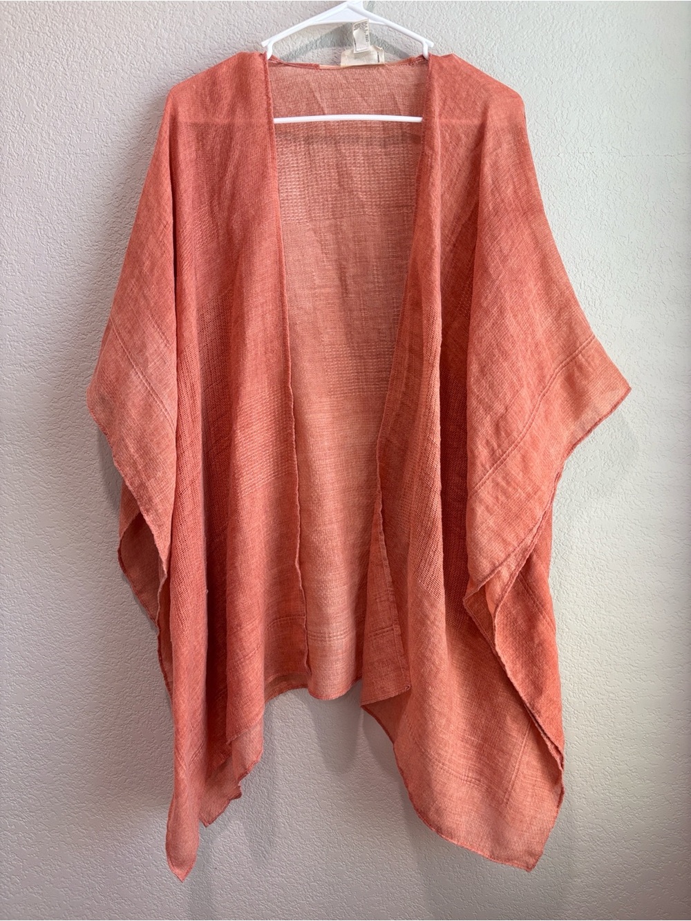 Universal Thread Kimono Cardigan Peach Orange Oversized One Size